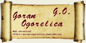Goran Ogorelica vizit kartica